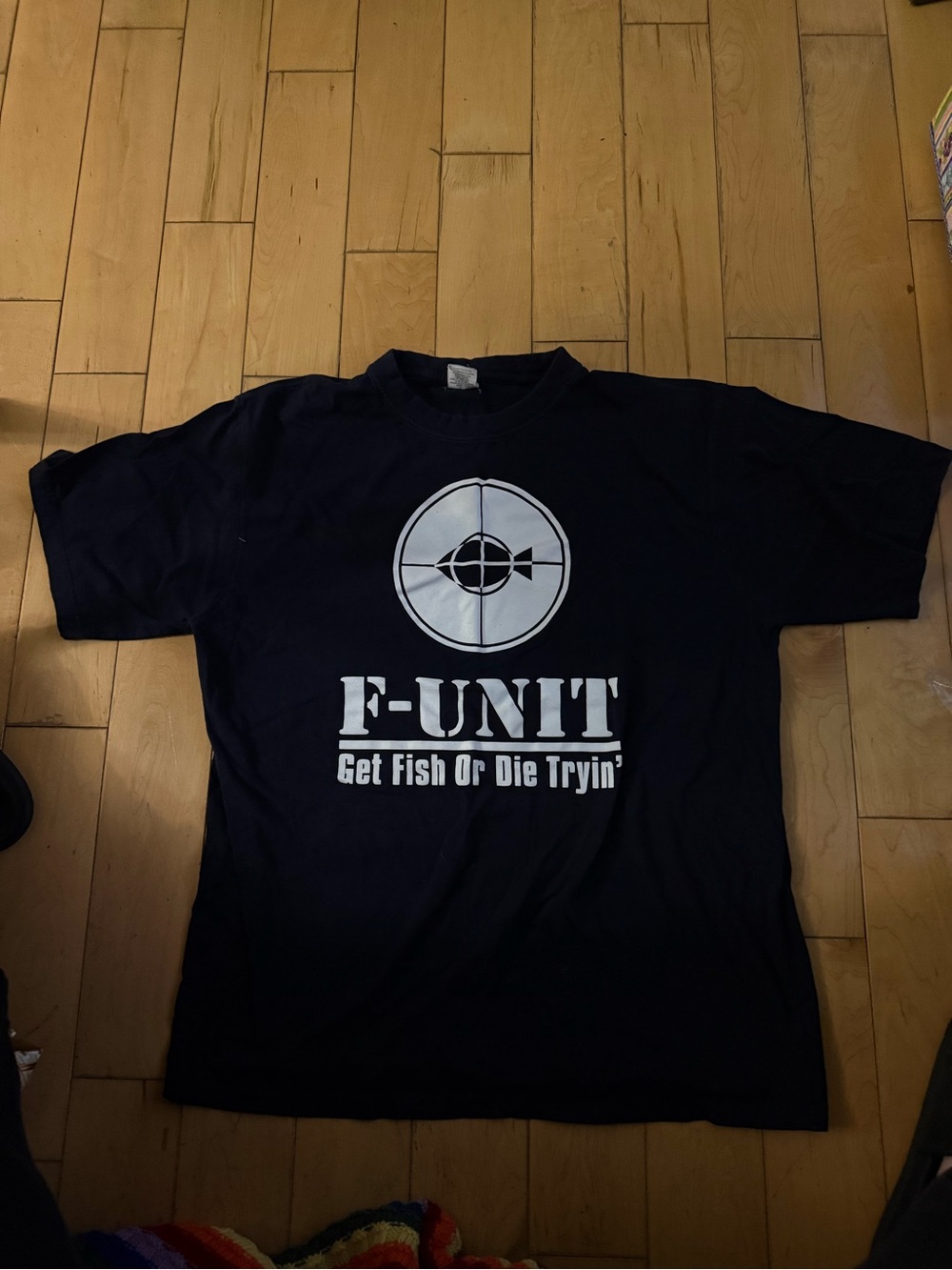 Black Graphic Tee - Get Fish Or Die Tryin'